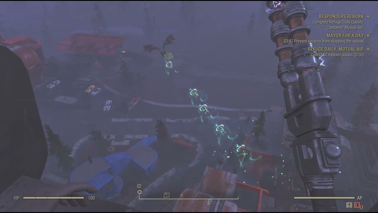 Fallout 76 - Its Sparks Encounters Scorched Bat! 😶