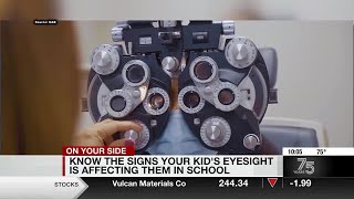 Signs your child might need an eye exam