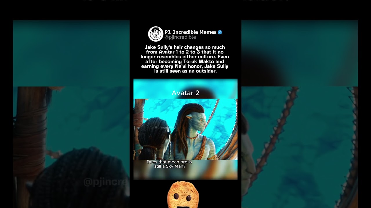 Jake Sully&rsquo;s hair changes so much from Avatar 1 to 2 to 3 that it no longer resembles either culture