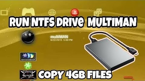 HOW TO INSTALL GAMES ON PS3 USING USB//NTFS//FILES LARGER THAN 8GB