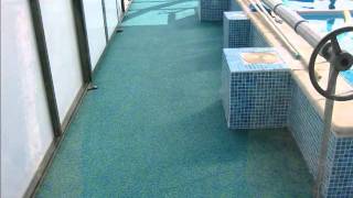 Rubber Anti Slip Safety Flooring For Swimming Pools