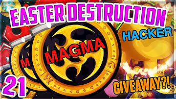 AGMA.IO EASTER ABILITY DESTRUCTION 21 *200 RECOMBINES & 100XXL BOTS?!*