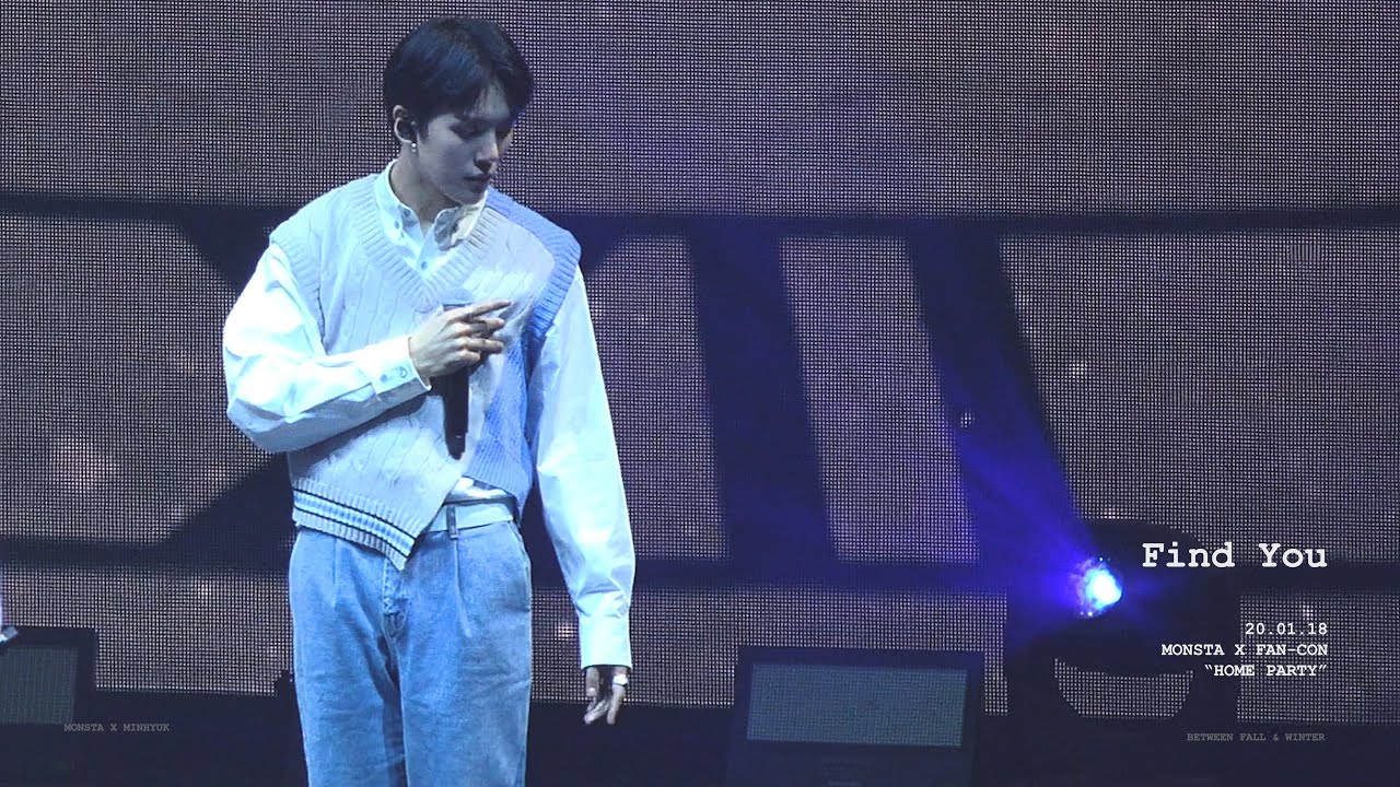 200118 몬스타엑스 민혁 - Find You 직캠 팬콘 홈파티 Fan-con Home Party (MONSTA X MINHYUK)