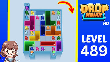 Drop Away Level 489 Solution Walkthrough