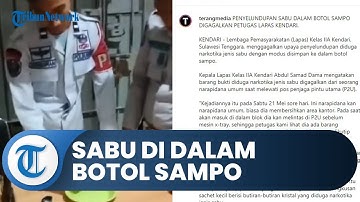 Penyelundupan Sabu di Dalam Botol Sampo Berhasil Digagalkan Petugas Lapas Kendari