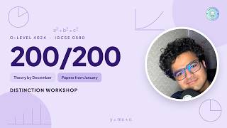DISTINCTION WORKSHOP - O-LEVEL/IGCSE MATH