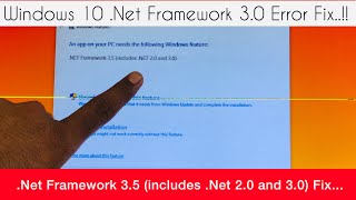 .Net Framework 3.5 (includes .Net 2.0 and 3.0 ) || How to .Net Framework 3.5 Problem Solution screenshot 1