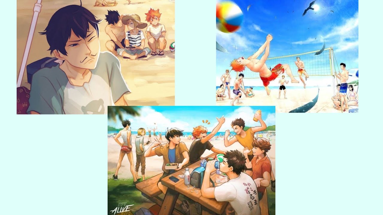 Beach Weekend || FT Nekoma & aoba johsai