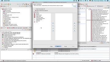 Exporting reference sets as delimiter separated files