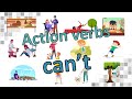 Action verbs part 3  practice modal verb cant  level 1