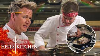 Vegetarian Cooks Steaks as Sam Makes Love to Them | Hell's Kitchen Information