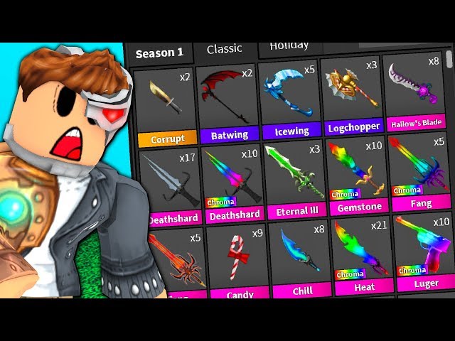 Roblox Murder Mystery 2 MM2, Super Rare Godly/Chroma Knives and Guns, CHEAPEST