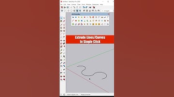 Convert Lines/Curves To 3D In SketchUp | EASILY | #shorts #sketchup #sketchuptutorial #3d