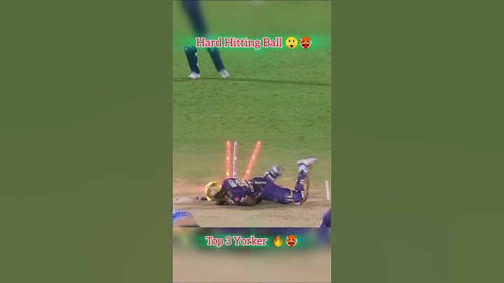 Top 3 Hard Hitting Yorker 🔥🥵 || #shorts #cricket #yorkerking