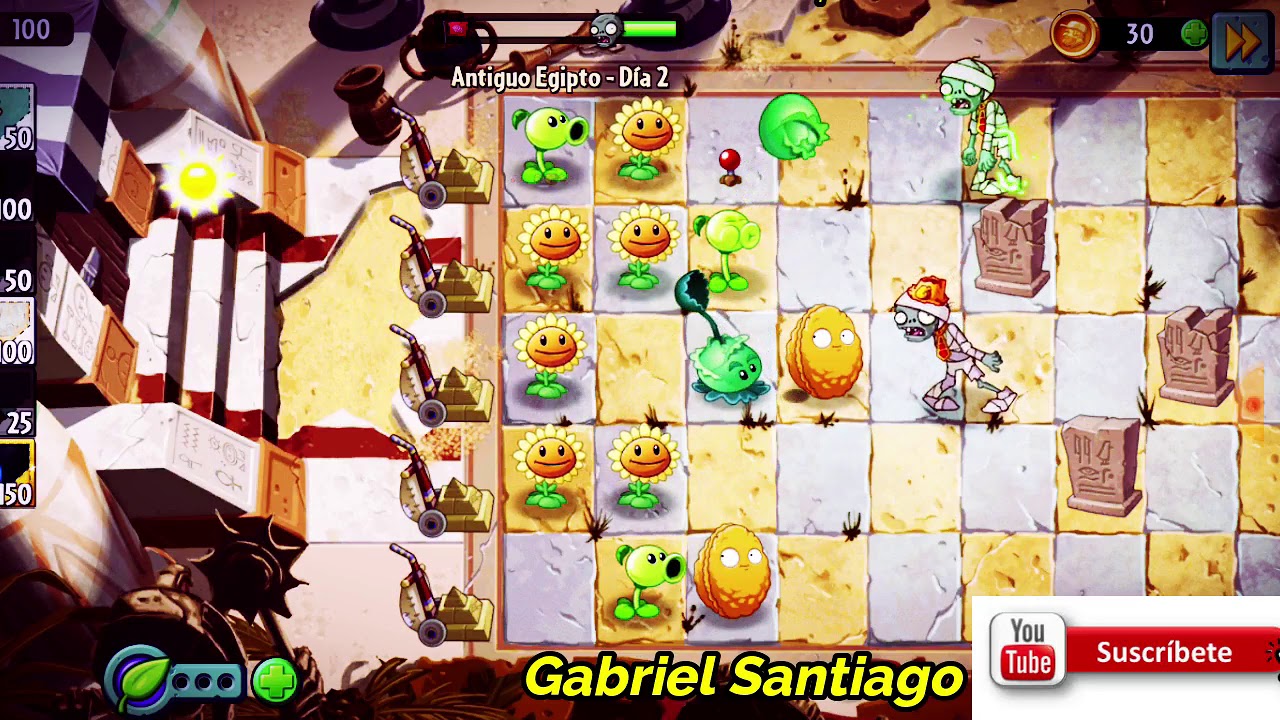 Plantas vs Zombis - El Antiguo Egipto - Nivel 2/35 free fonts