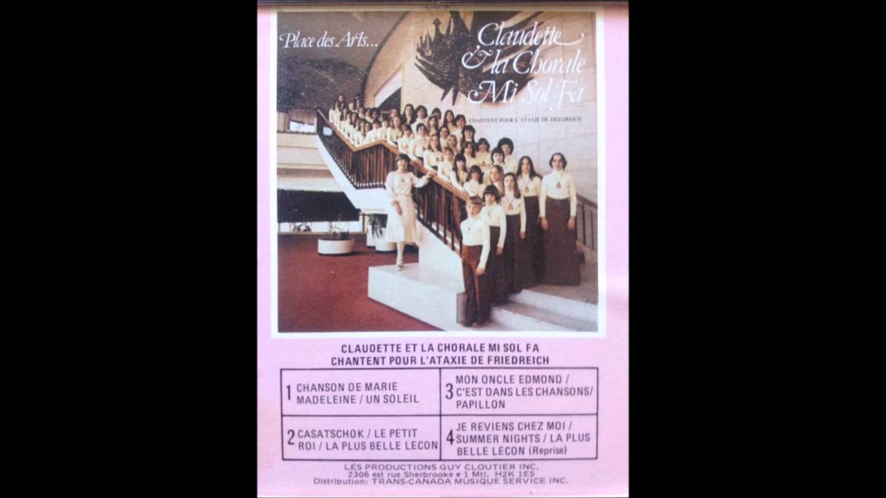 comme un soleil claudette et la chorale mi fa sol youtube la flyer distribution inc