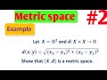 Metric space example ||lec #2 ||maths by Zahfran