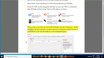Set Up Proxy-N-VPN Private Proxies on SENuke