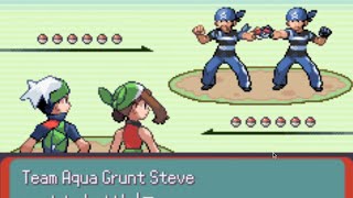 Pokemon Null - Vs Aqua Grunt Draconid Steve Route 119