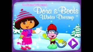 Dora Games - Dora and Boots Winter Dress Up Game screenshot 3