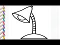 Beautifull Table Lamp 🛋️ 🛋️ drawing , Painting and Coloring For Kids and Toddlers kids 🎨🎨