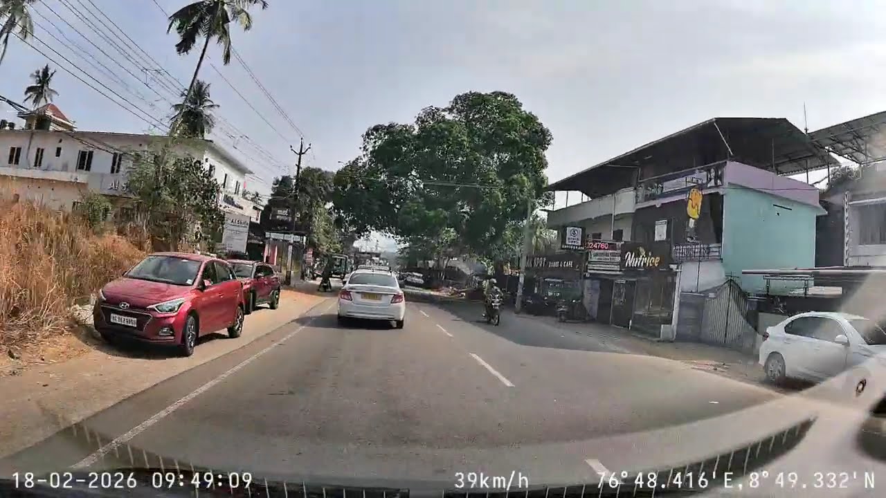 70mai A510 Dual Dashcam | Ignis1440p Front Cam view | Real Indian Road Sample 2026 | No editing