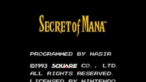 Secret of Mana [Intro] [Titel Theme] [SNES]