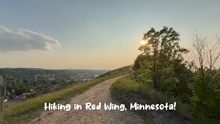 Hiking in Red Wing, Minnesota!