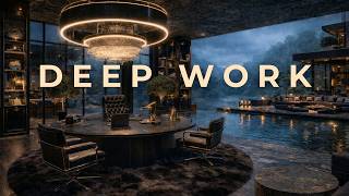 Celebrity Deep Focus Music – Rainy Luxury Workspace for High Productivity (No Distractions) Wealth