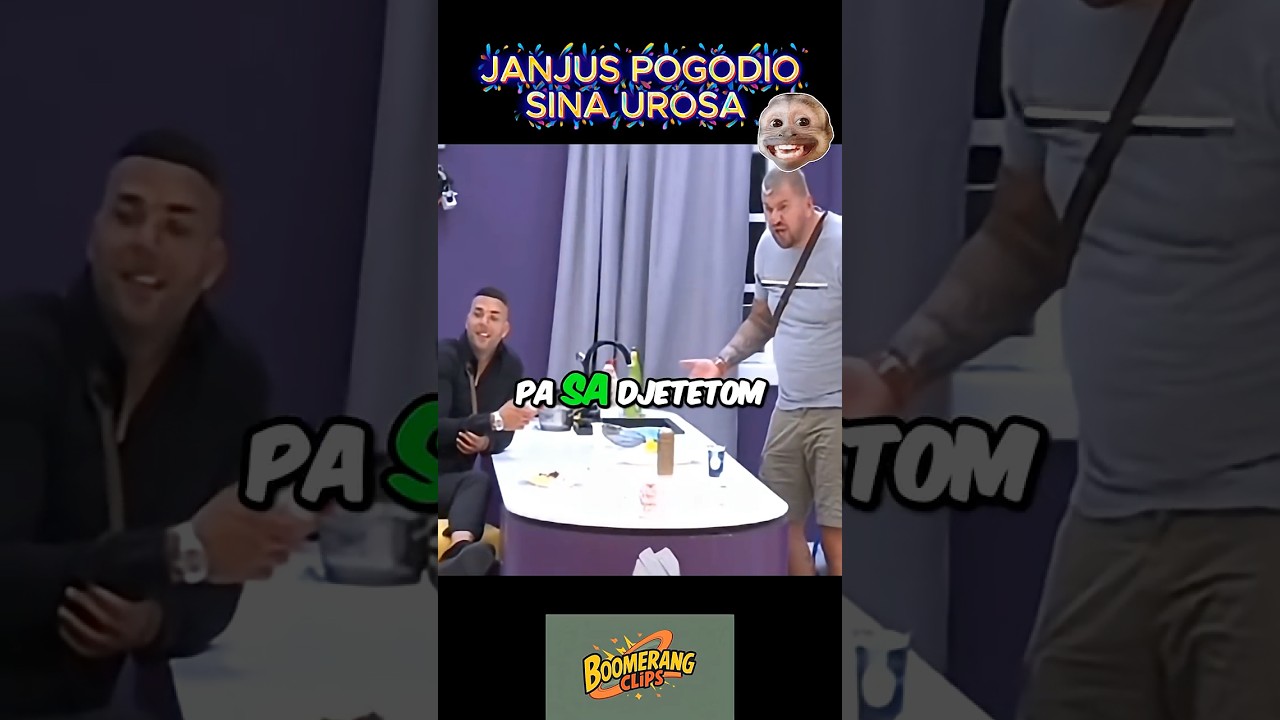 JANJUS GADAO UROSA  #zadruga #funny #uzivozadruga #rtvpink #uros