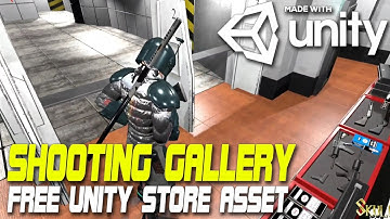 Shooting Gallery - Environment Pack | FREE Unity Store Asset | 3D Indoor Gun Range | Made with Unity