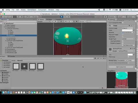 #3【Unityゲーム制作】仮メインステージに焚き火設置&2Dライト
