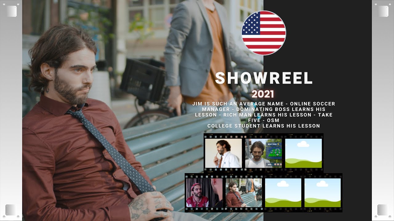 Acting Showreel 2021 (American English Accent)