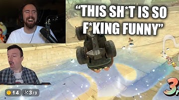 Asmongold Loses It Laughing at DSP Mario Kart Gameplay Going Viral on Twitter