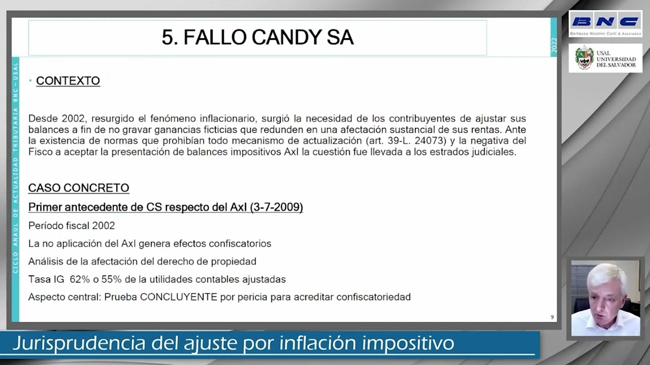La jurisprudencia del ajuste por inflación impositivo - MARCELO SERRA - CAAT Mayo