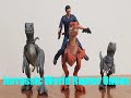 Mattel 2022 Jurassic World Dominion Velociraptor Blue vs Atrociraptor Dino Battle Unbox