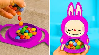 AWESOME HACKS FOR CLEVER PEOPLE || How To make a cute Candy DISPENSER screenshot 5