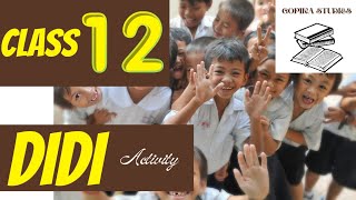 Didi Activity In Malayalamplus Two English - Kerala Syllabus Scert