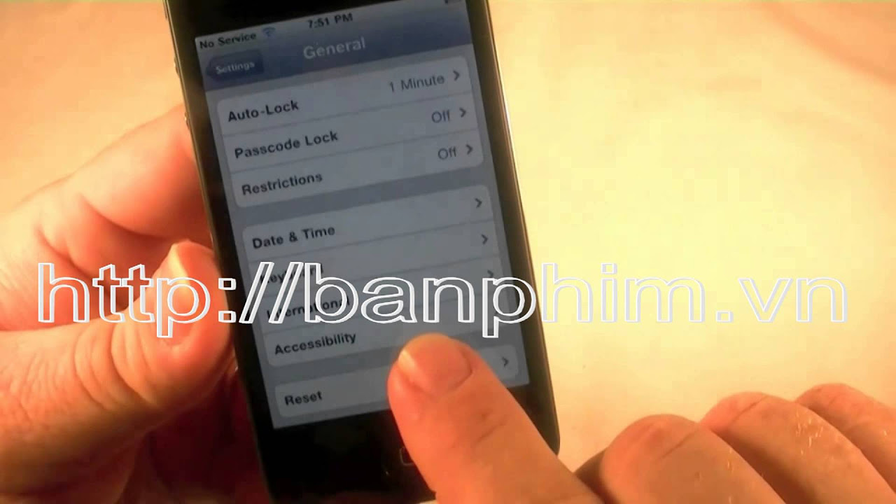 รีเซ็ต ไอ โฟน 4  Update 2022  Khôi phục cài đặt mặc định Iphone 4 hard reset Iphone 4