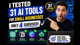 I Tested 31 AI Tools for Small Businesses — Only 4 Survived