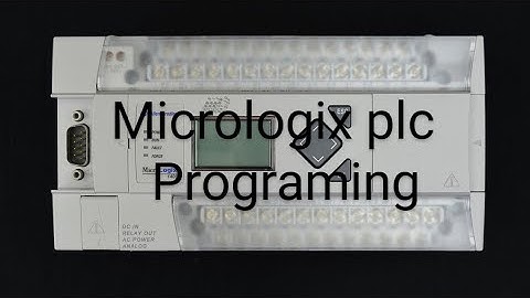 how to upload and download the program in Micrologix 1400 plc