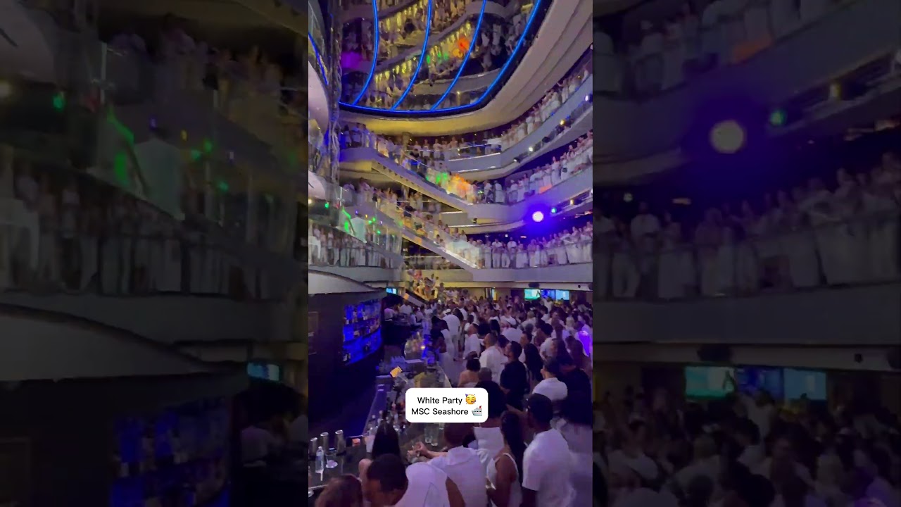 ¡Así se vivió el White Party a bordo del MSC Seashore! #MSCSeashore #WhiteParty #MSCCruises #foryou