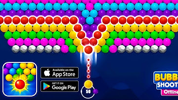 Bubble Shooter Offline - Level - Tutorial - Gameplay Walkthrough Part 1 ( ANDROID / iOS )
