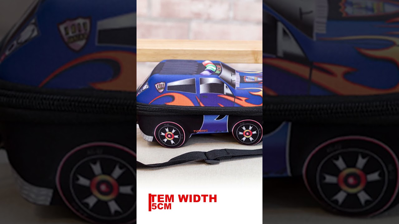 Introducing Our 3D Mini Car Children School Bags for Boys