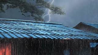 Dile adiós al insomnio con fuertes lluvias y truenos sobre tejados metálicos by Sonido De La Lluvia 1,001 views 1 month ago 10 hours, 5 minutes