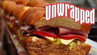 How GIANT 6-Feet-Long Subway Subs Are Made (from Unwrapped) | Unwrapped | Food Network