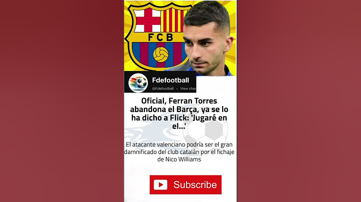 Oficial, Ferran Torres abandona el Barça, ya se lo ha dicho a Flick: #ferrantorres #barca #barcafc