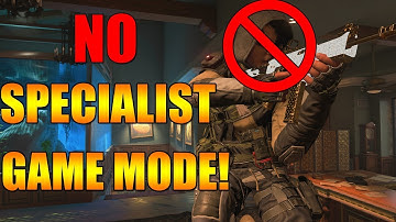 *NO SPECIALIST* GAME MODE in Black Ops 4!