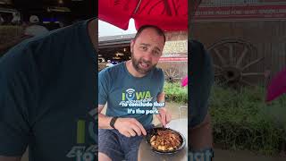NEW FAIR FOOD: BBQ Pulled Pork Cheddar Corn Bread Waffle
