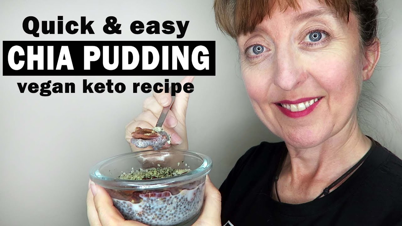 How to make vegan keto chia pudding Quick & Easy Vegan Keto Dessert